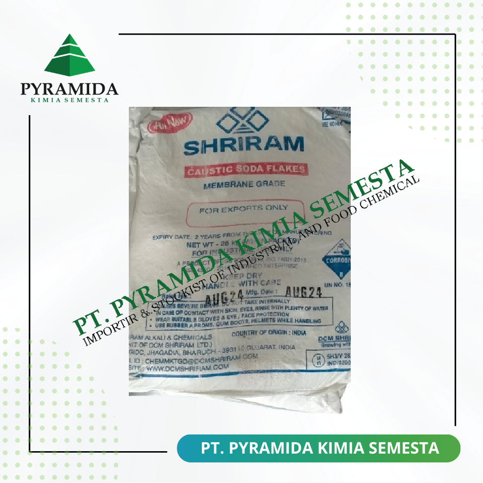Product - CAUSTIC SODA FLAKES - INDIA - PT. Pyramida Kimia Semesta - PT. Pancasakti Group